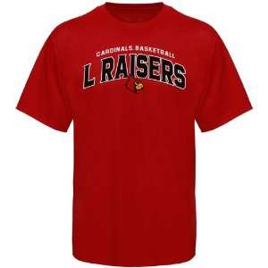 Louisville Cardinals Red I Love College Hoops Team Spirit L Raisers 