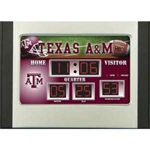  Texas A&M Aggies Scoreboard Desk Clock