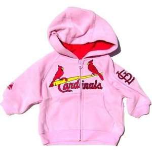   Louis Cardinals Pink Girl Hood Jacket 