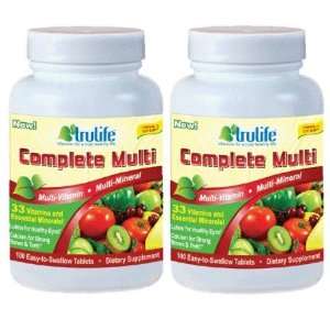 Trulife, Complete Multi, 100 Easy to  Swallow Tablets, 33 Vitamins and 