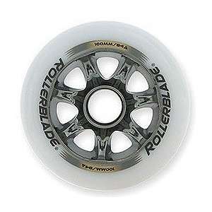  Rollerblade Spiral Wheels 100mm   100mm x 84a Sports 