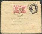 BR INDIA TO SPAIN Old Postal Stationery + Stamps