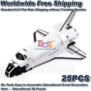 3D JIGSAW PUZZLE SPACE SHUTTLE SP0155 25PCS NEW /   