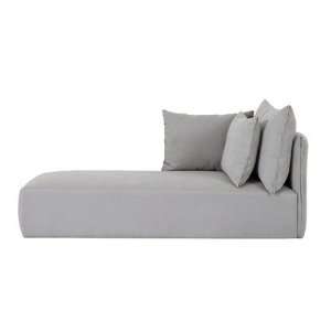  Dune Chaise Longue with Right Arm Color Grey