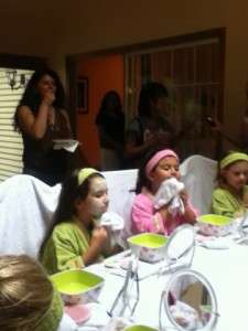 FACIAL   SPA PARTY FOR LITTLE GIRLS   NJ.   NY   CT  