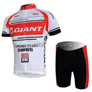 2012 Cycling Bicycle Bike Comfortable Outdoor Sport Jersey + Shorts M 