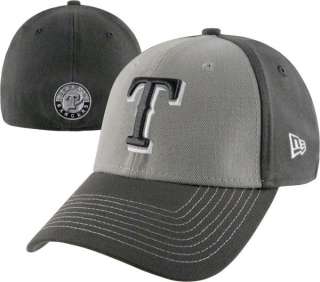 Texas Rangers 39Thirty Grey New Era Platinum Classic Stretch Fit Hat 