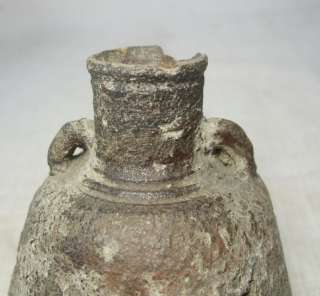G084 REAL old Southeast Asian pottery ware flower vase Appropriate 