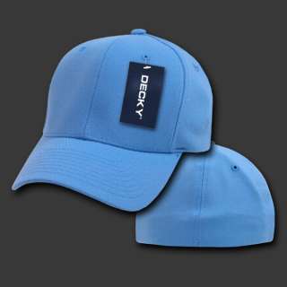 LIGHT BLUE FLEX FIT ULTRA FIT BASEBALL CAP HAT CAPS  