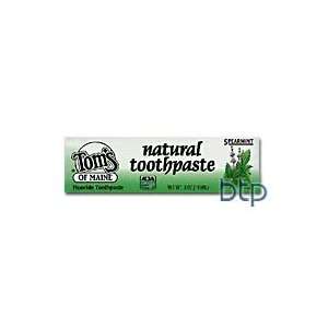  Toothpaste w/Calc & Fluoride Spearmint Health & Personal 