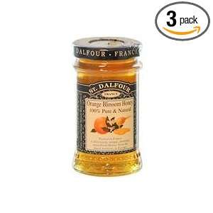Charles Jacquin St.Dalfour Honey, Orange Blossom, 7 Ounce (Pack of 3 