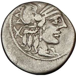 Roman Republic Cn. Carbo ROMA JUPITER HORSE 121BC Ancient Silver Coin 