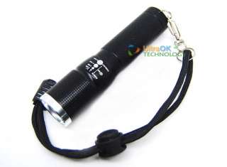 220 Lumens Zoomable CREE LED Flashlight Torch Lamp NEW  