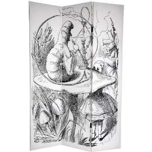  6 ft. Tall Double Sided Alice in Wonderland Canvas Room 