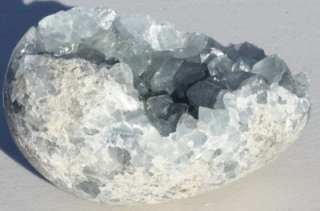 Gorgeous CELESTITE Polished Egg Optical Blue Celestine  