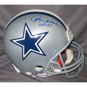 Roger Staubach Autographed Dallas Cowboys Full Size Riddell Proline 
