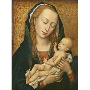  Virgin and Child by Rogier Van Der Weyden 22.25X30.00. Art 