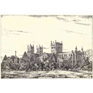   Square Clear Acrylic Drinks Coaster Southwell Minster Nottinghamshire
