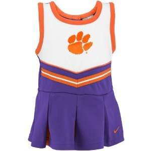   Tigers Infant Purple 2 Piece Cheerleader Dress Set
