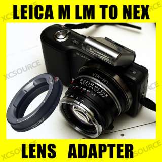   Leica M LM Lens to Sony NEX 7 NEX 5 5N NEX 3C VG10 E Mount DC80  