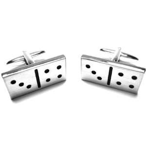  Silver Domino Cufflinks Jewelry