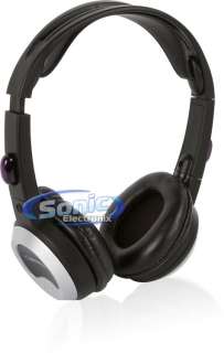 over the head on ear design compact light weight w soft ear cushions 