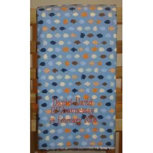  Under The Sea Chenille Blanket Baby