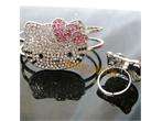 Beautiful fashion hello kitty bracelet and ring set C11  