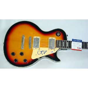  Megadeth James LoMenzo Autographed Signed Guitar PSA/DNA 