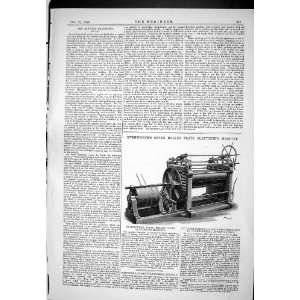  1885 ENGINEERING ANTWERP EXHIBITION RUSHWORTH SEVEN ROLLER 