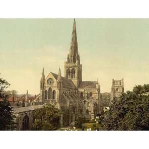   Poster   Cathedral Chichester England 24 X 18.5 