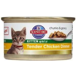  Hills Science Diet Tender Dinners Kitten   Chicken   24 