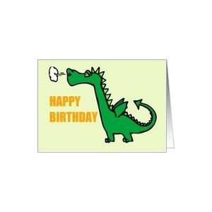  Puff Puff Dragon Happy Birthday Greeting Card Card Toys & Games