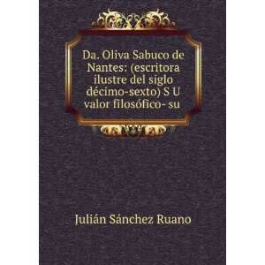   valor filosÃ³fico  su . JuliÃ¡n SÃ¡nchez Ruano Books