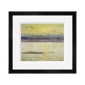 Sunset Ironbound Island Mount Desert Maine Framed Giclee Print  