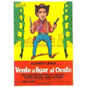  Vente a ligar al Oeste (1972) 27 x 40 Movie Poster Spanish 