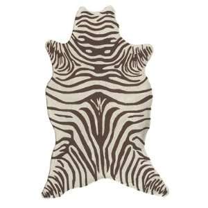  The Rug Market America Zebra Brown Shaped   8 x 10 