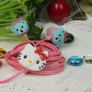 Hello Kitty Lady 3.5mm Headset Earphone Earbuds Headphones In Ear  