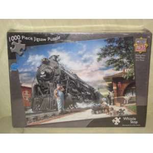  Masterpieces   Whistle Stop Train   1000 Piece Jig Saw Puzzle 
