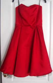 Red Prom Evening Dress, wedding, Le Chateau, 5/6, Short, BRIdesmaid 