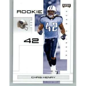  2007 Playoff NFL Playoffs #108 Chris Henry RC   Tennessee 