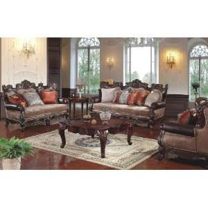  3pc Traditional Class Fabric Sofa Set, MH 780 S1