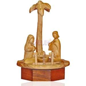  Musical Olive Wood Nativity 