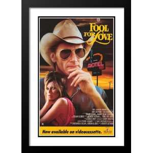 com Fool for Love 32x45 Framed and Double Matted Movie Poster   Style 