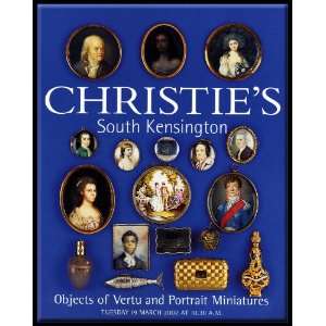  CHRISTIES AUCTION CATALOG , TITLED OBJECTS OF VERTU AND 