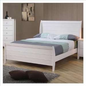  400231T Coaster Selena Twin Sleigh Bed in White