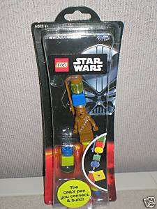 Lego Star Wars Chewbacca & Yoda Pens (One Each) LUCAS  