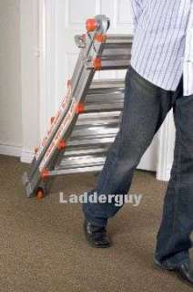 22 1A DEMO Little Giant Ladder w/ Platform & Wheels  
