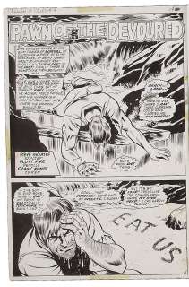 MARVEL ORIGINAL ART, CHAMBERS OF CHILLS #4, FULL 4 PAGE STORY 