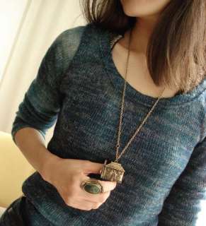 Fashion Lovely Small House Style Pendent Necklace so nice N204  